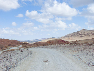 road in the desert
