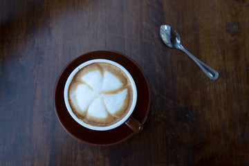 Black coffee in a glass