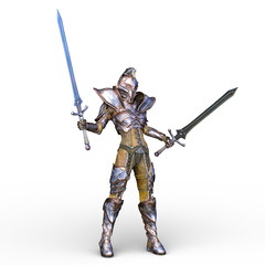 Fototapeta premium 戦う女戦士