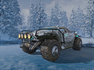 Obraz premium モンスタートラック