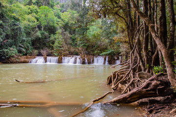 The biggest and beautiful waterfall in Thailand named Thi Lor Su located in Tak Province, Thailand