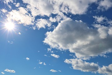 空　太陽　秋　とちぎ