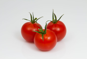 tomatoes isolated on white background
