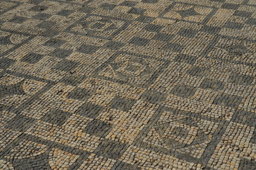Fototapeta premium Roman Mosaic at Conimbriga Portugal 7