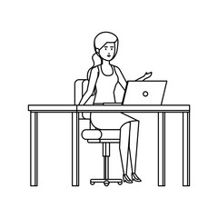 businesswoman in the workplace