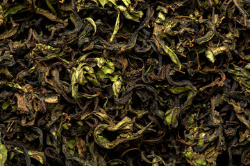 Drying and fermentation of tea willow