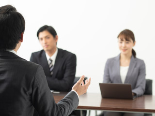 Obraz premium 面接