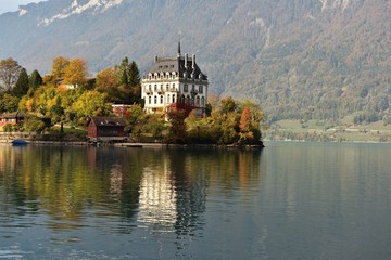 Fototapeta premium Iseltwald near Interlaken, Switzerland
