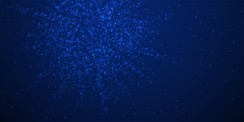 Magic stars sparse Christmas background. Subtle fl