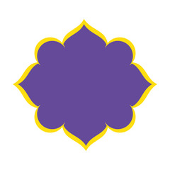 elegant floral frame icon