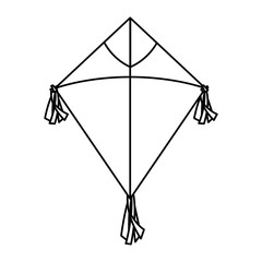 cute kite flying icon