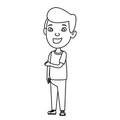 cute little boy character