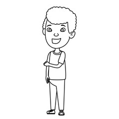 cute little boy character