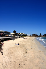 Freemantle Beach with water and sand