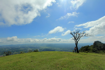 Fototapeta na wymiar Mountain View in Phetchabun Province, Thailand