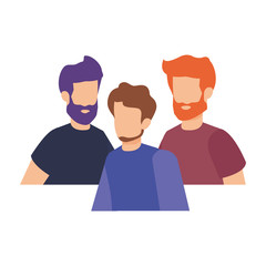 group of men characters