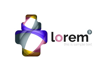 Abstract geometric business icon