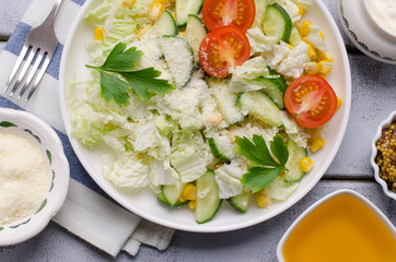 Traditional vegetable salad