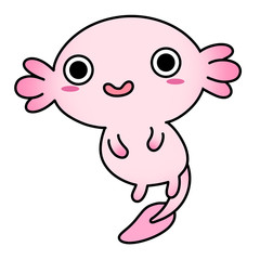 happy axolotl