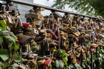 locks on the bridge