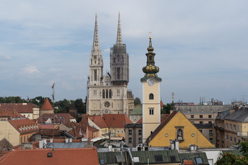 Obraz premium Cathedral Zagreb Croatia