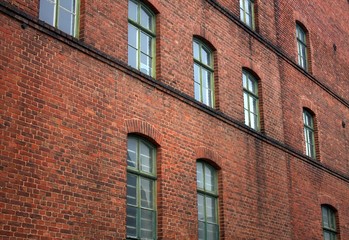 Fototapeta na wymiar Old brick factory. Industrial landscape.