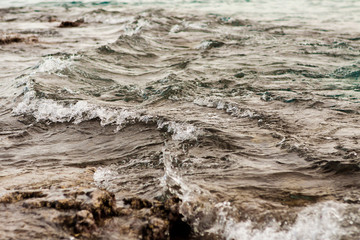 Nice Sea rows of Waves ocean sea background