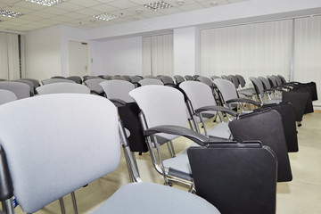 Lecture Room, Row of Chairs, Business Meeting, Conference, Training Course, Office