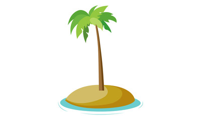 Cartoon Palm Tree Vector