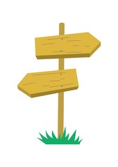 道路標識（木製）