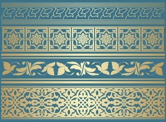 Obraz premium paisley floral pattern, textile , Rajasthan, royal India