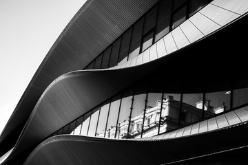 staircase in modern building