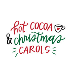 Hot cocoa & Christmas carols