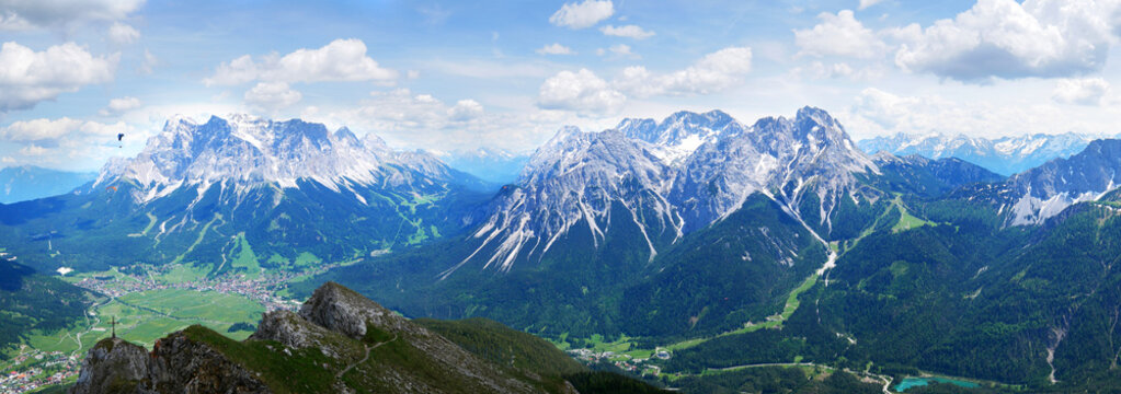 Grubigstein, Alps, Austria, Tirol -   Bayerische Alpen, Grubigstein peak, northeastern segment of the Central Alps along the German-Austrian border