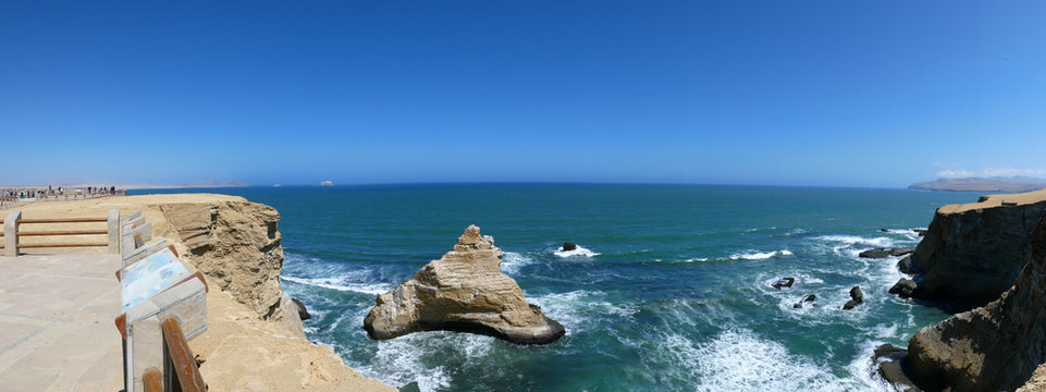 The Paracas National Reserve is located in  Ica Region, Peru, South America
