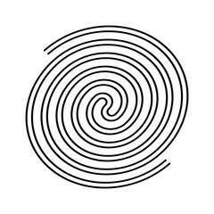 Design monochrome labyrinth illusion background