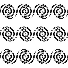 Design seamless spiral pattern