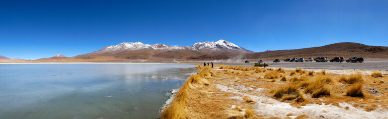 Lagoon in the Uyuni desert, Bolivia © Loredana Habermann
