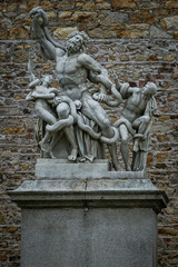 stone sculpture at Powerscourt Estate