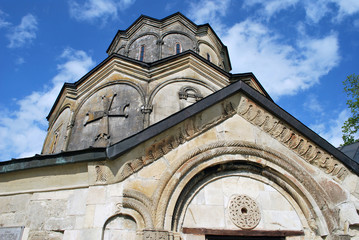 Naklejka premium The Nativity Cathedral in Katskhi, Georgia