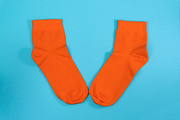 new orange socks