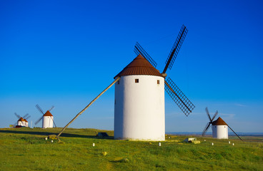 Mota del Cuervo windmills in Cuenca