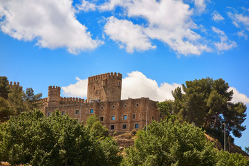 Fototapeta na wymiar Toledo castle in Castile La Mancha