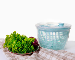 greens green table cabbage spinner leaves onions hot pepper pepperoni oil white background drushlag