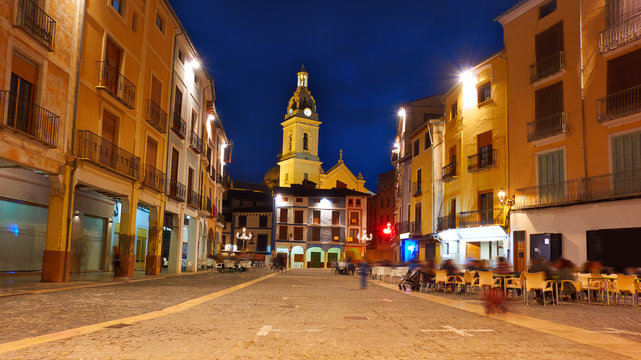 Xativa Plaza Mercat square in Valencia