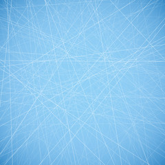 Blue background with abstract ice pattern.