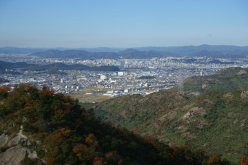 日本の兵庫県高砂市の播磨アルプス
