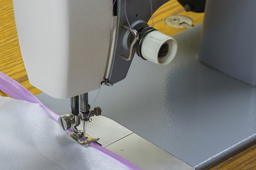 Sewing machine and pink ribbon