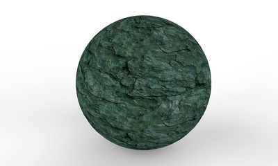 Fototapeta premium 3D render - green planet concept