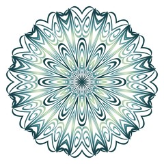 Mandala. for design, greeting card, invitation, coloring book. Arabic, Indian, motifs. Vector illustration.